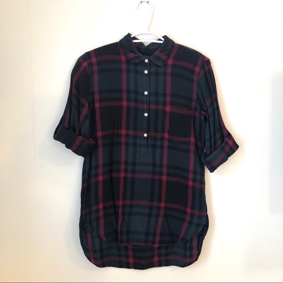 Gap plaid light weight cotton top - Picture 2 of 6